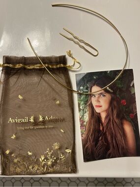 Avigail Adam Goddess Halo Headband and Small Hair Pin
